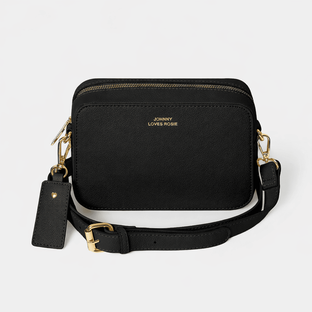 Carrie Crossbody bag Black - Johnny Loves Rosie - JLR London