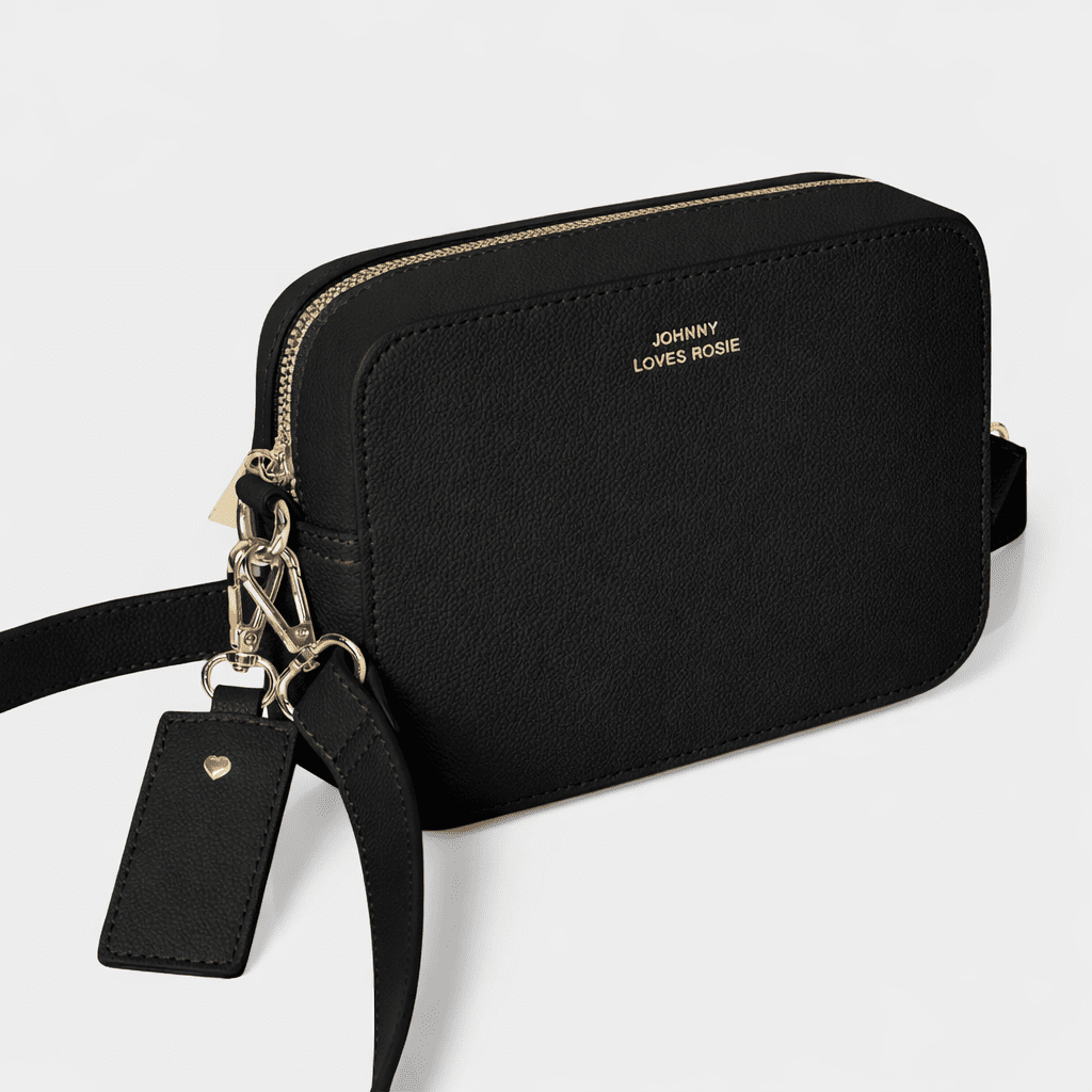 Carrie Crossbody bag Black - Johnny Loves Rosie - JLR London