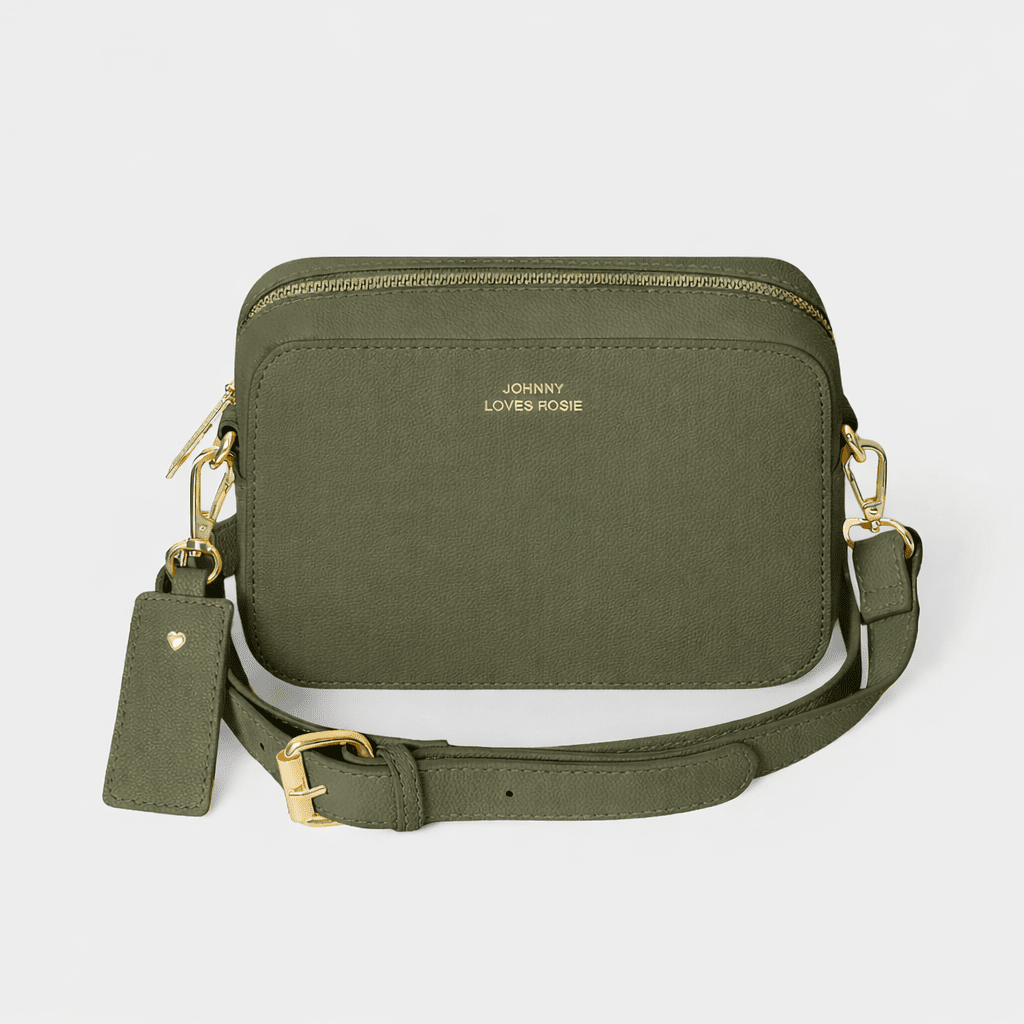 Carrie Crossbody bag Olive Green - Johnny Loves Rosie - JLR London