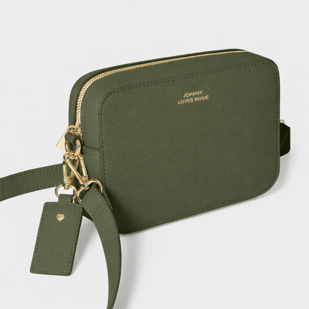 Carrie Crossbody bag Olive Green - Johnny Loves Rosie - JLR London