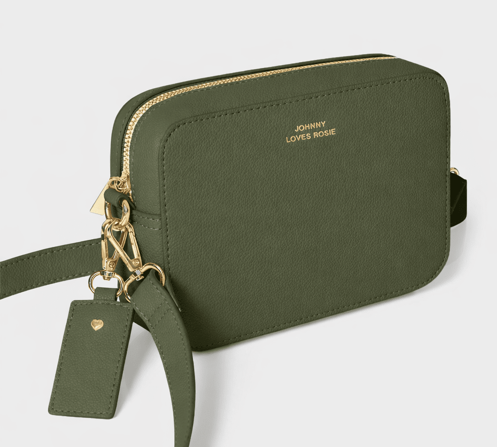 Carrie Crossbody bag Olive Green - Johnny Loves Rosie - JLR London