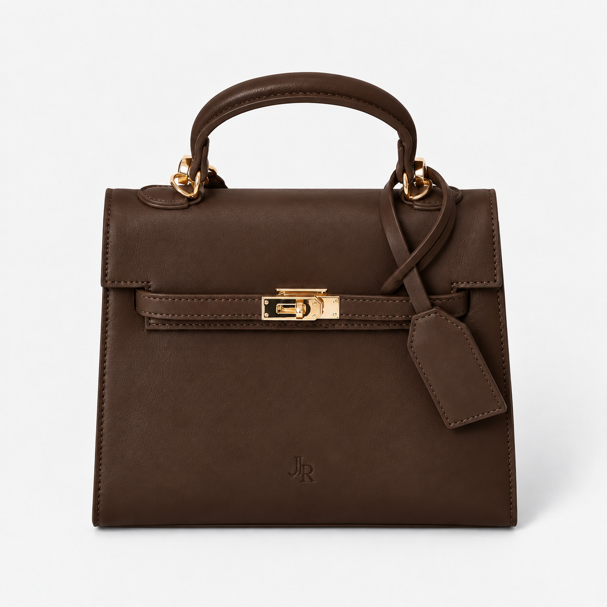 Richmond Top handle Tote bag - Dark Brown