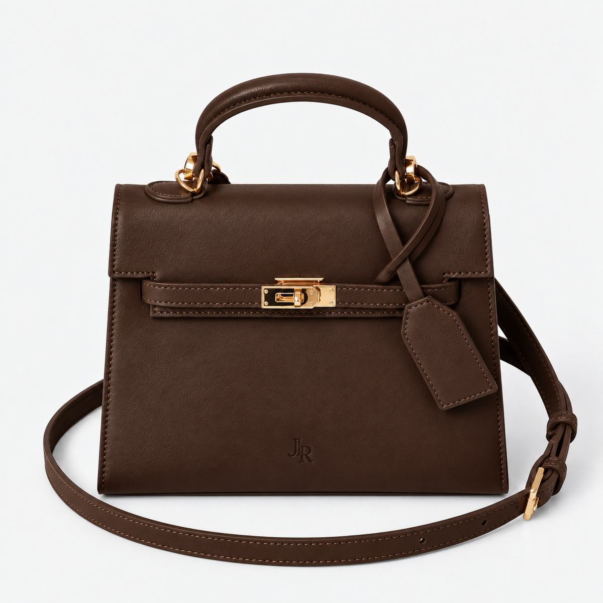 Richmond Top handle Tote bag - Dark Brown