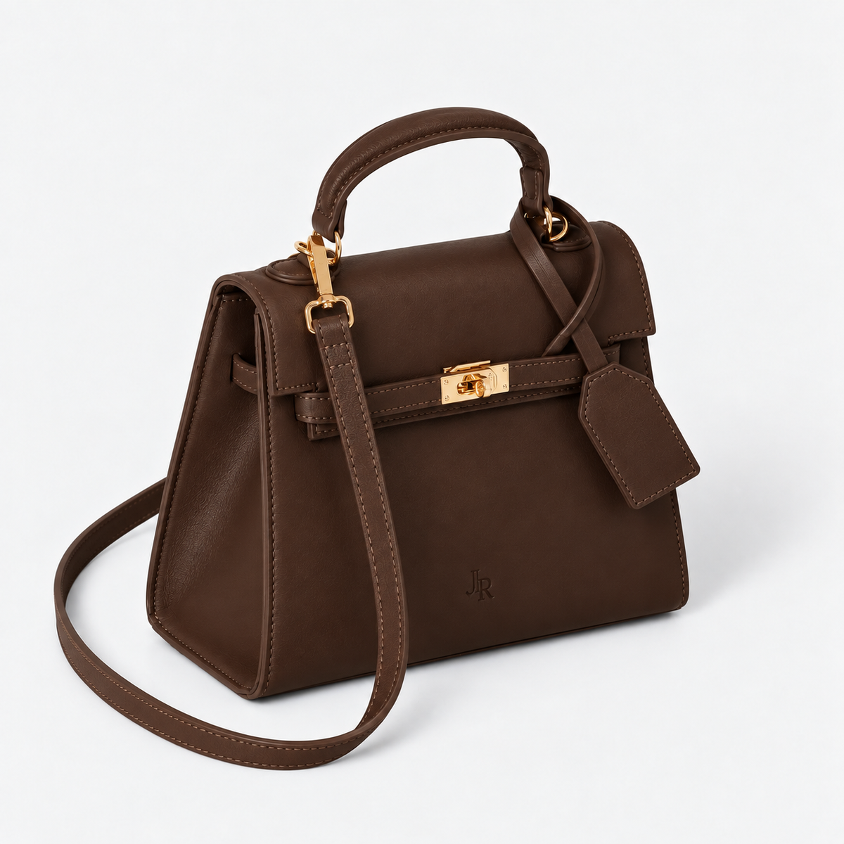 Richmond Top handle Tote bag - Dark Brown