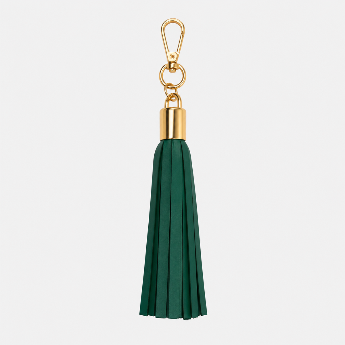 Emerald Tassel Keyring
