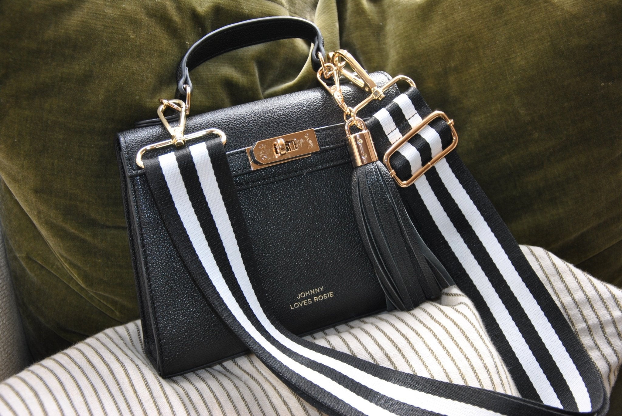 Willow Top Handle Tote Black - JLR London