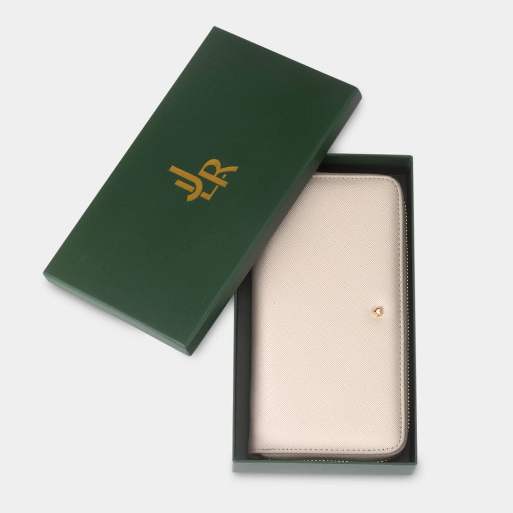 Ecru Riley Long Purse - Johnny Loves Rosie - JLR London