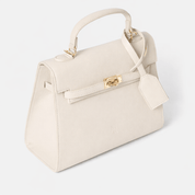 Richmond Top handle bag Ecru - JLR London