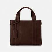 Mini Taylor Tote Bag Dark Brown Vegan Leather *Pre - Order* - JLR London