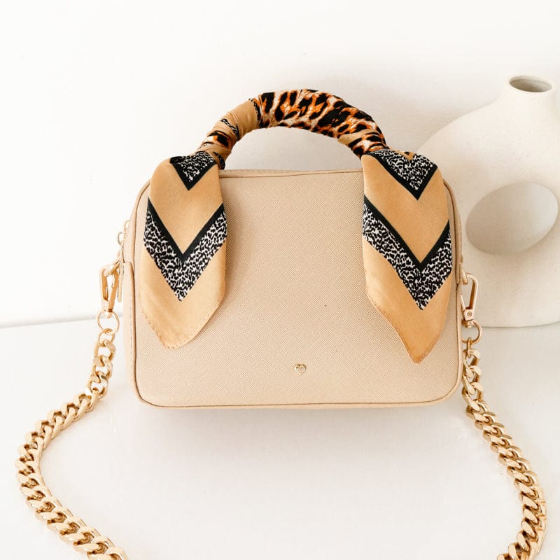 Luxe Fawn Hudson Top Handle Bag - Johnny Loves Rosie - JLR London