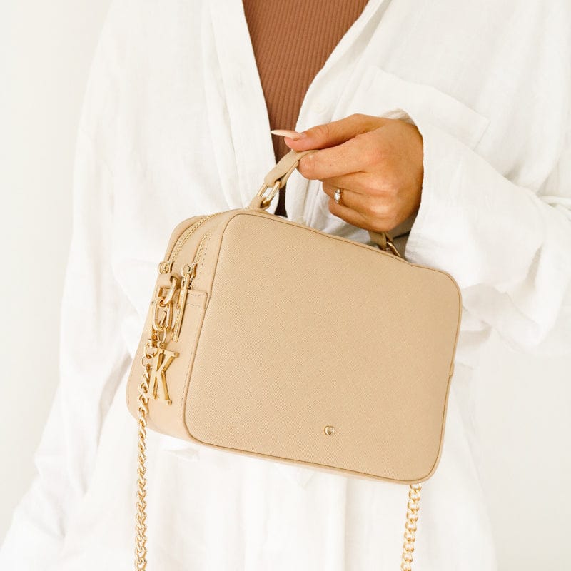 Luxe Fawn Hudson Top Handle Bag - Johnny Loves Rosie - JLR London