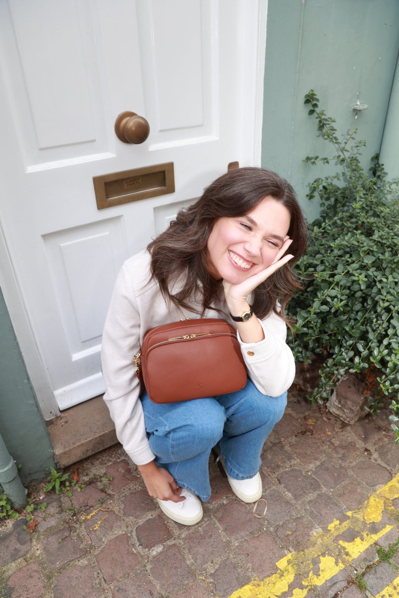 Chelsea Maxi Crossbody luxe leather bag
