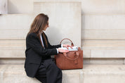 Maxi Taylor Luxe Leather Tote Bag - Tan - JLR London