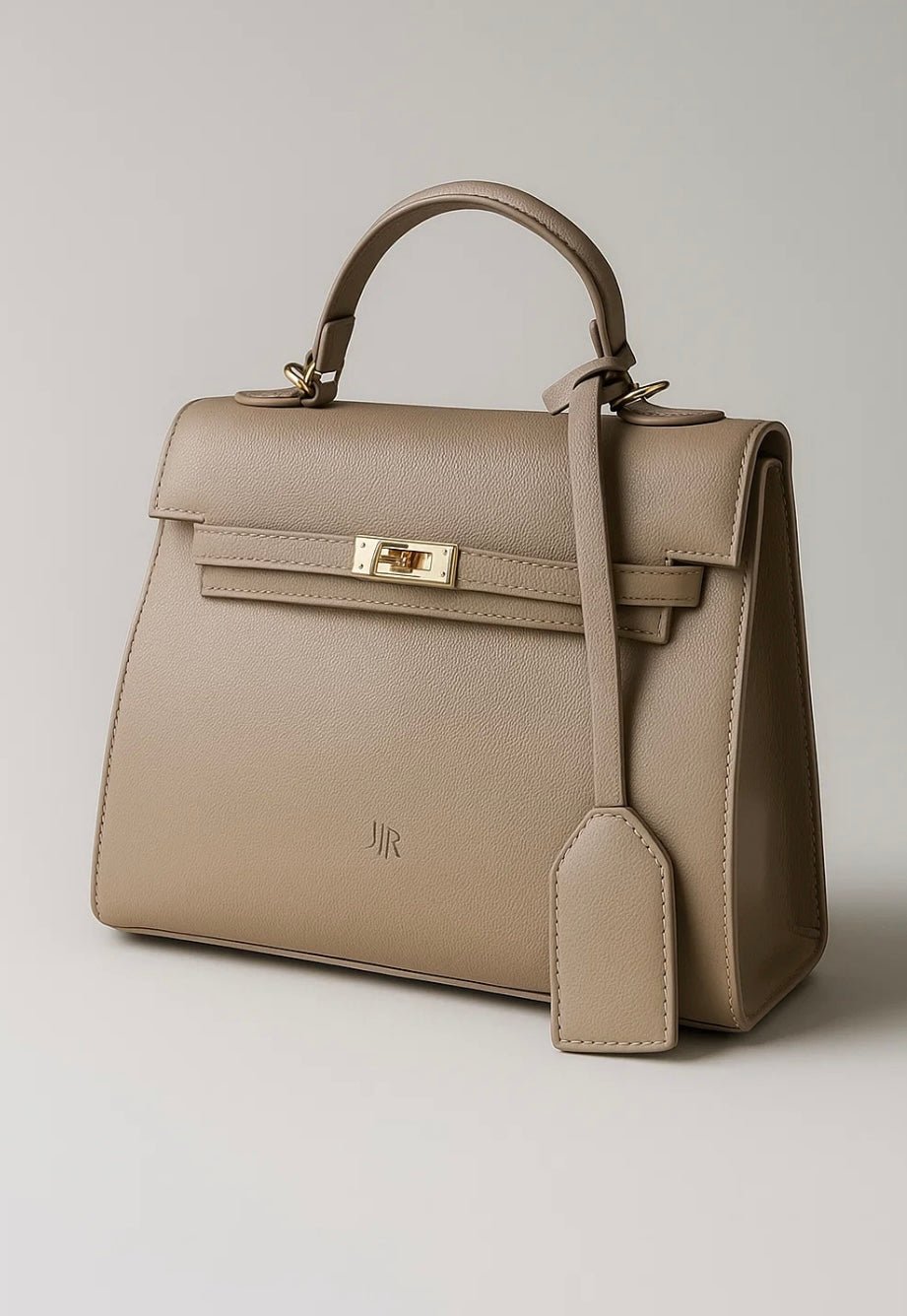 Richmond Top handle bag Taupe - JLR London