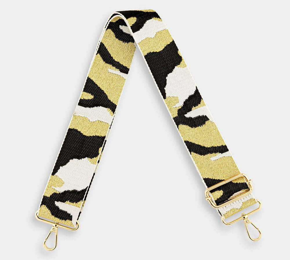 CAMO-GOLD-LUXE-BAG-STRAP-FABRIC-GOLD-JOHNNY-LOVES-ROSIE