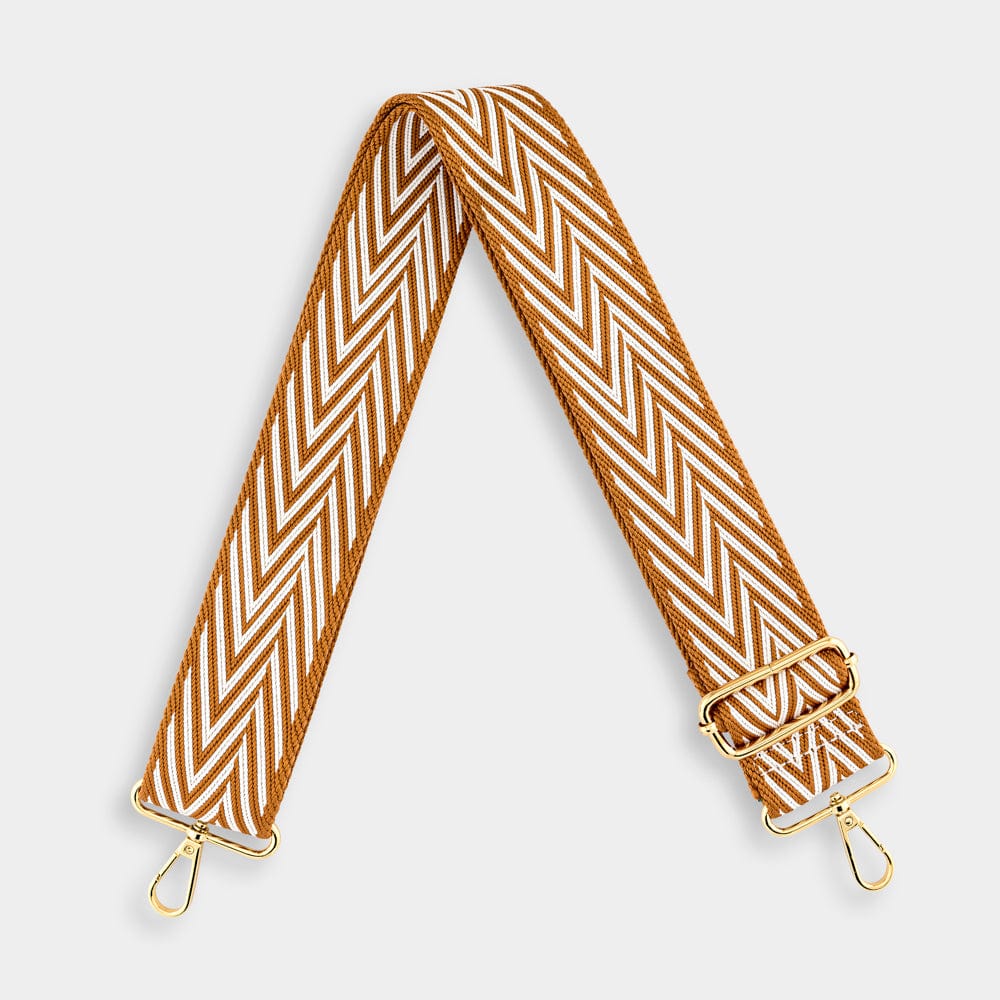 Luxe Leo Tan Zig Zag Strap