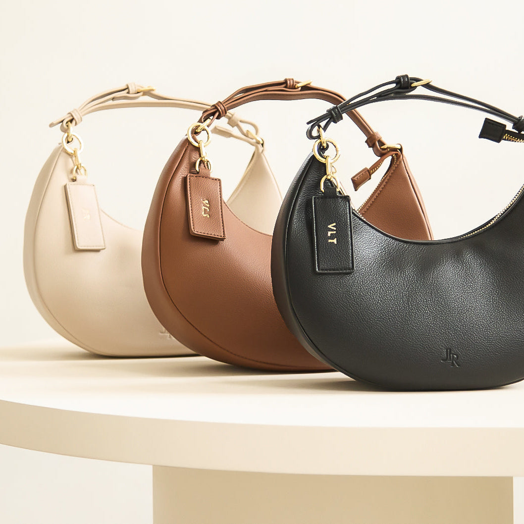 Rudy Midi Half Moon Bag - Tan