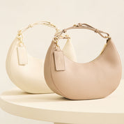Rudy Midi Half Moon Bag - Ecru