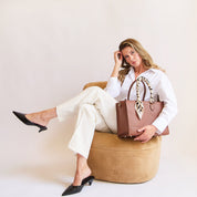 Belgrave Luxe Leather Work Bag - Tan