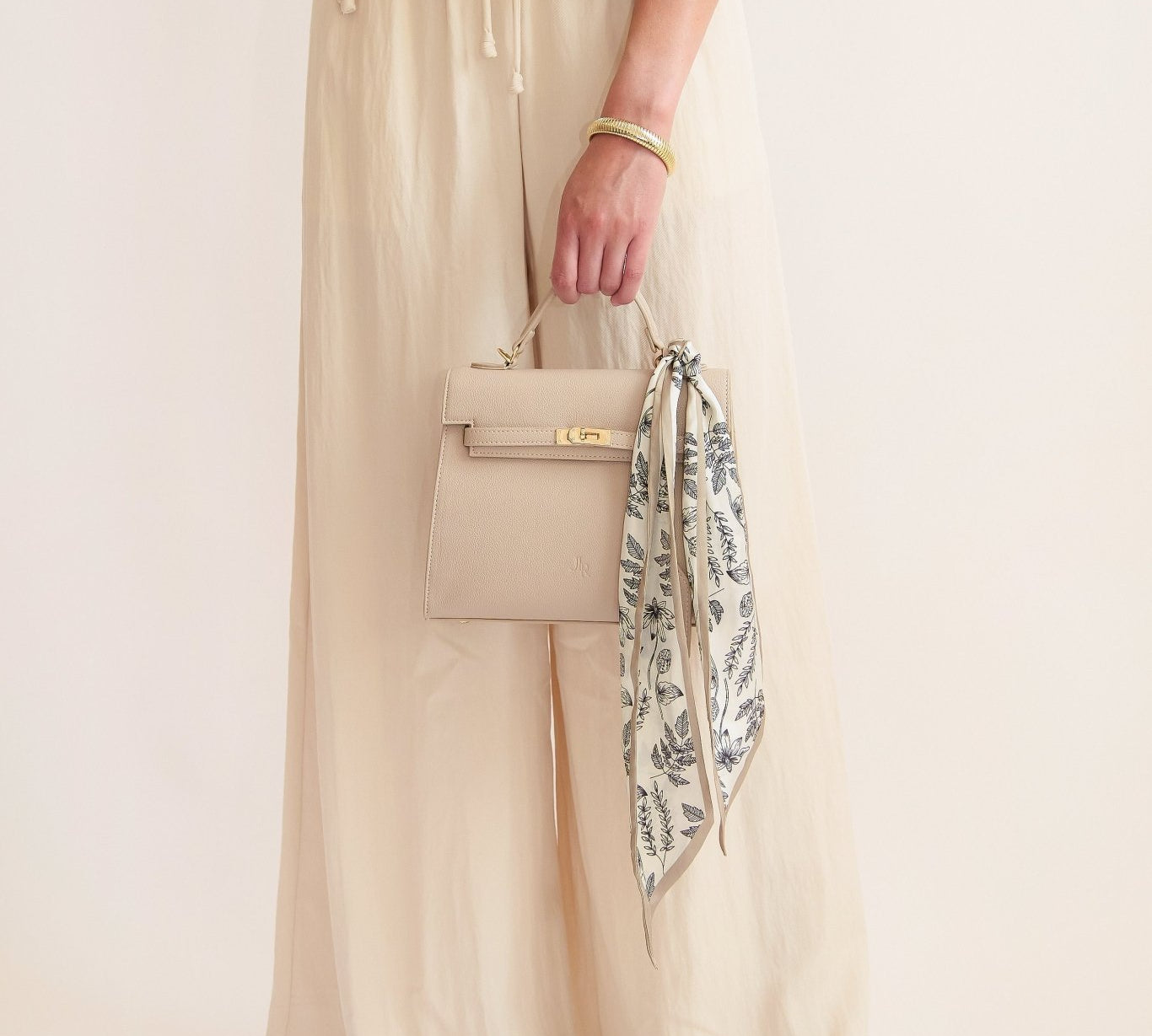Richmond Top handle bag Tan - JLR London