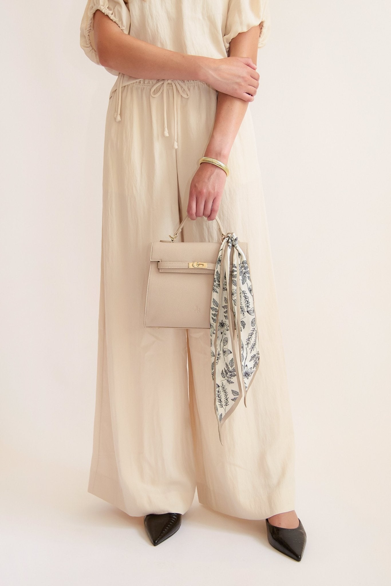 Richmond Top handle bag Tan - JLR London