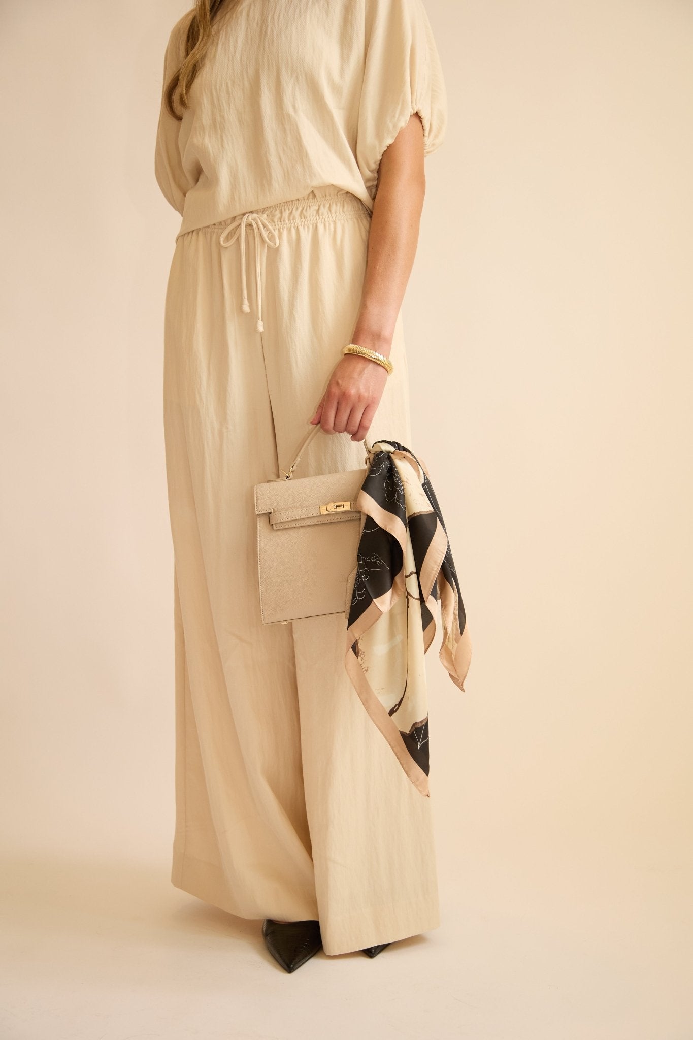 Richmond Top handle bag Tan - JLR London
