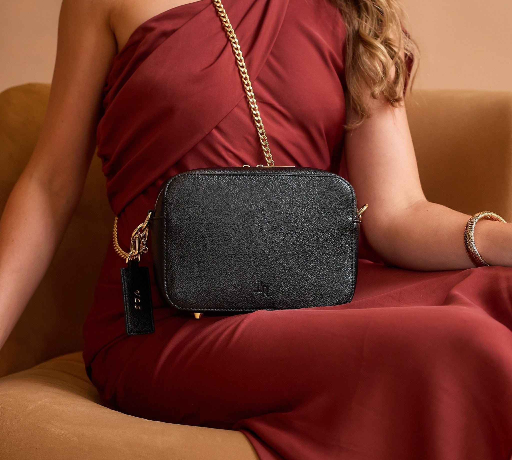 Marlow Crossbody Bag - Black - JLR London