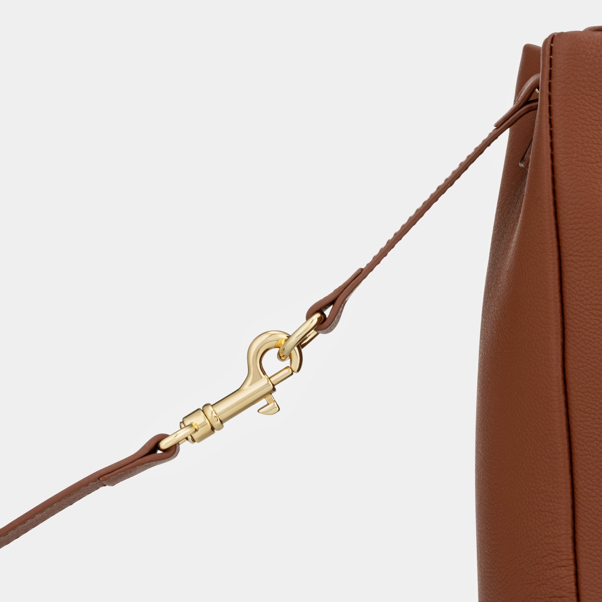 Stella Large Luxe Leather Tote Bag - Tan - JLR London
