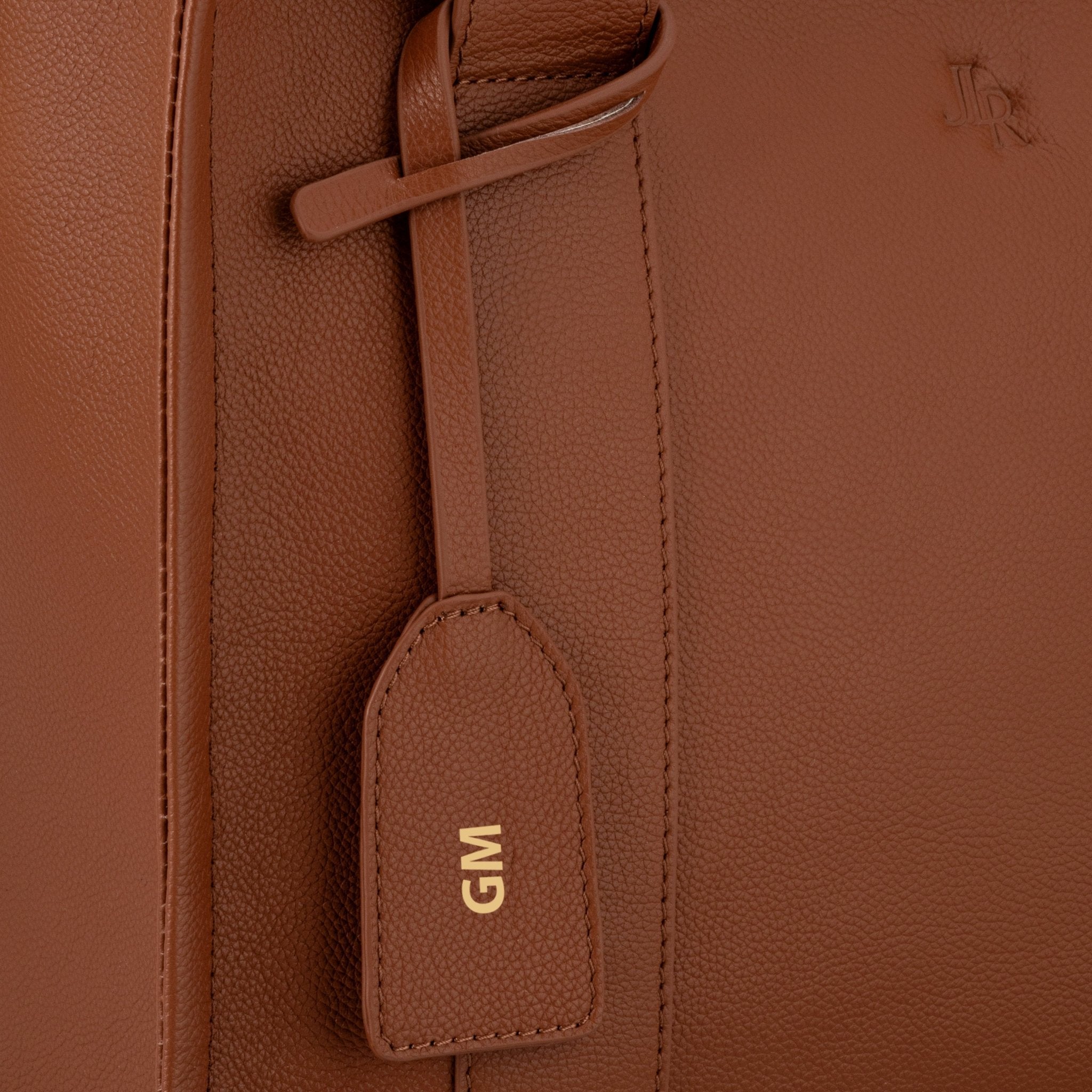 Medium Taylor Luxe leather Tote bag - Tan - JLR London