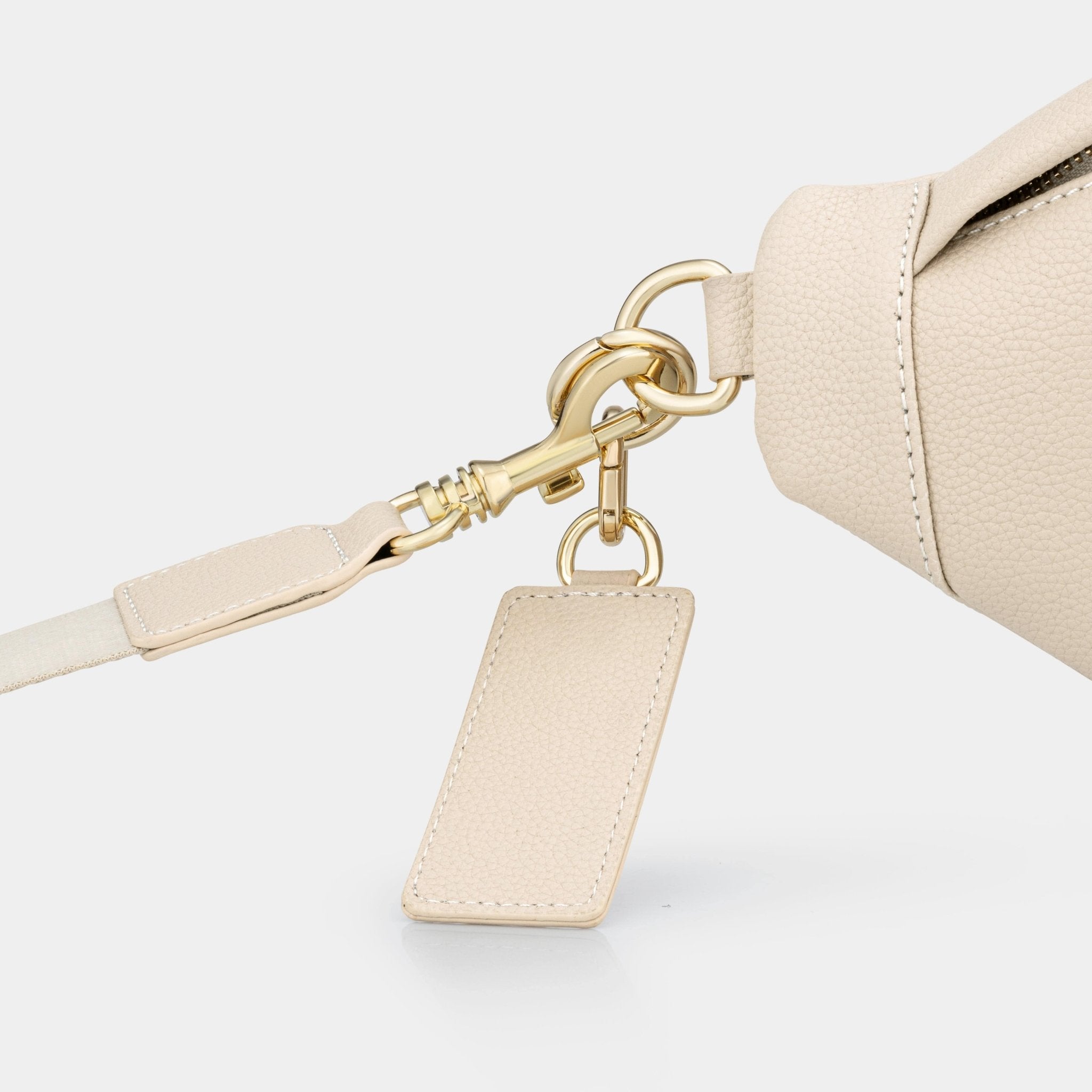 Hampstead Luxe Leather Sling Bag - Ecru - JLR London