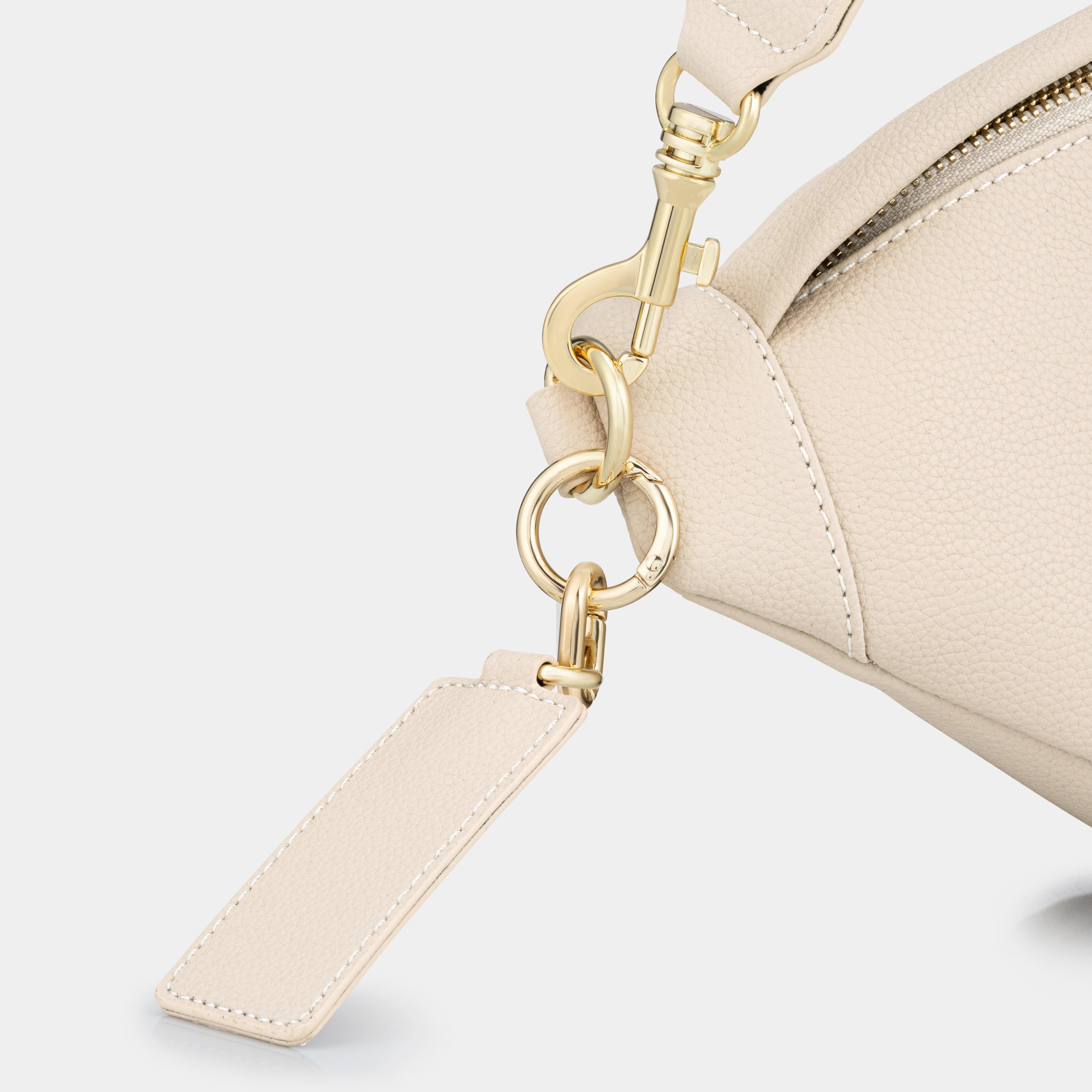 Hampstead luxe leather Sling bag Stone