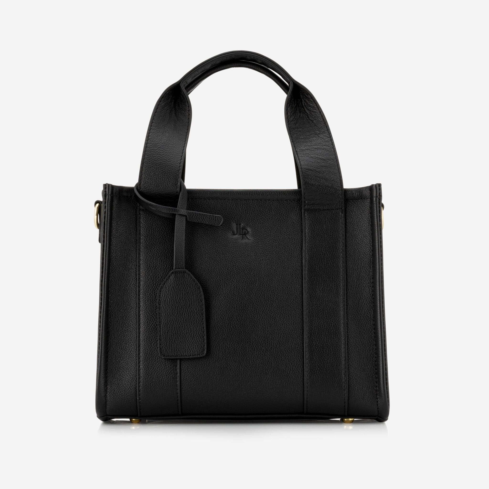 Mini Taylor Tote Bag Black Vegan Leather *Pre - Order* - JLR London