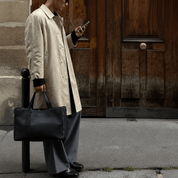 Stella Large Luxe Leather Tote Bag - Black *Pre-order*