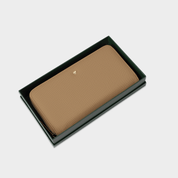 Mocha Riley Long Purse - Johnny Loves Rosie - JLR London