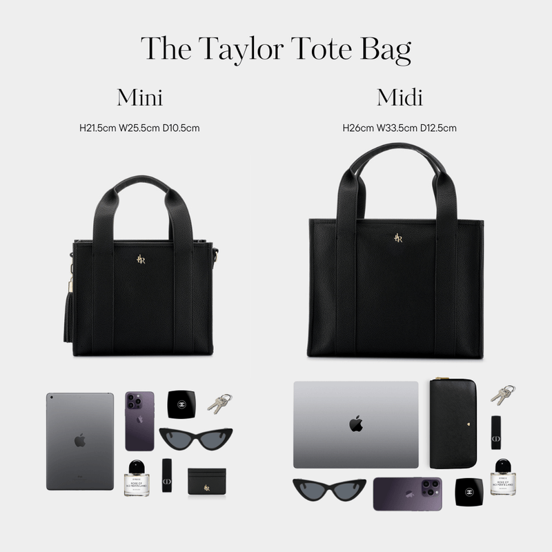 Black Mini Taylor Tote Bag