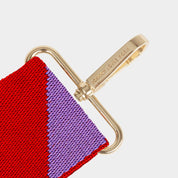 PERRY-PINK-PURPLE-LUXE-BAG-STRAP-FABRIC-GOLD-JOHNNY-LOVES-ROSIE