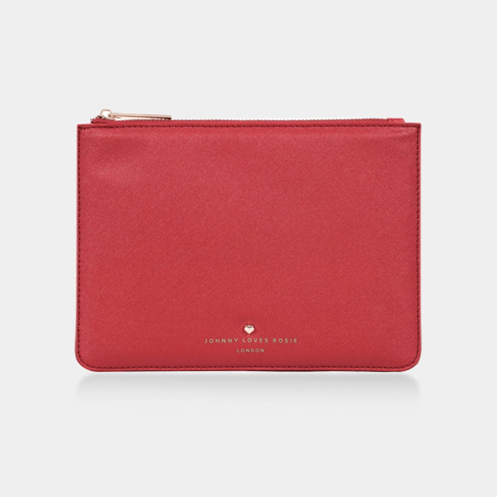 Red James Medium Pouch - Johnny Loves Rosie - JLR London