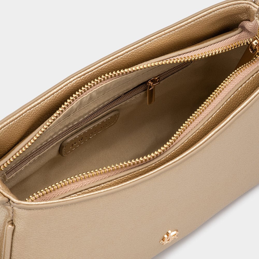 Gold Romilly Shoulder Bag - JLR London
