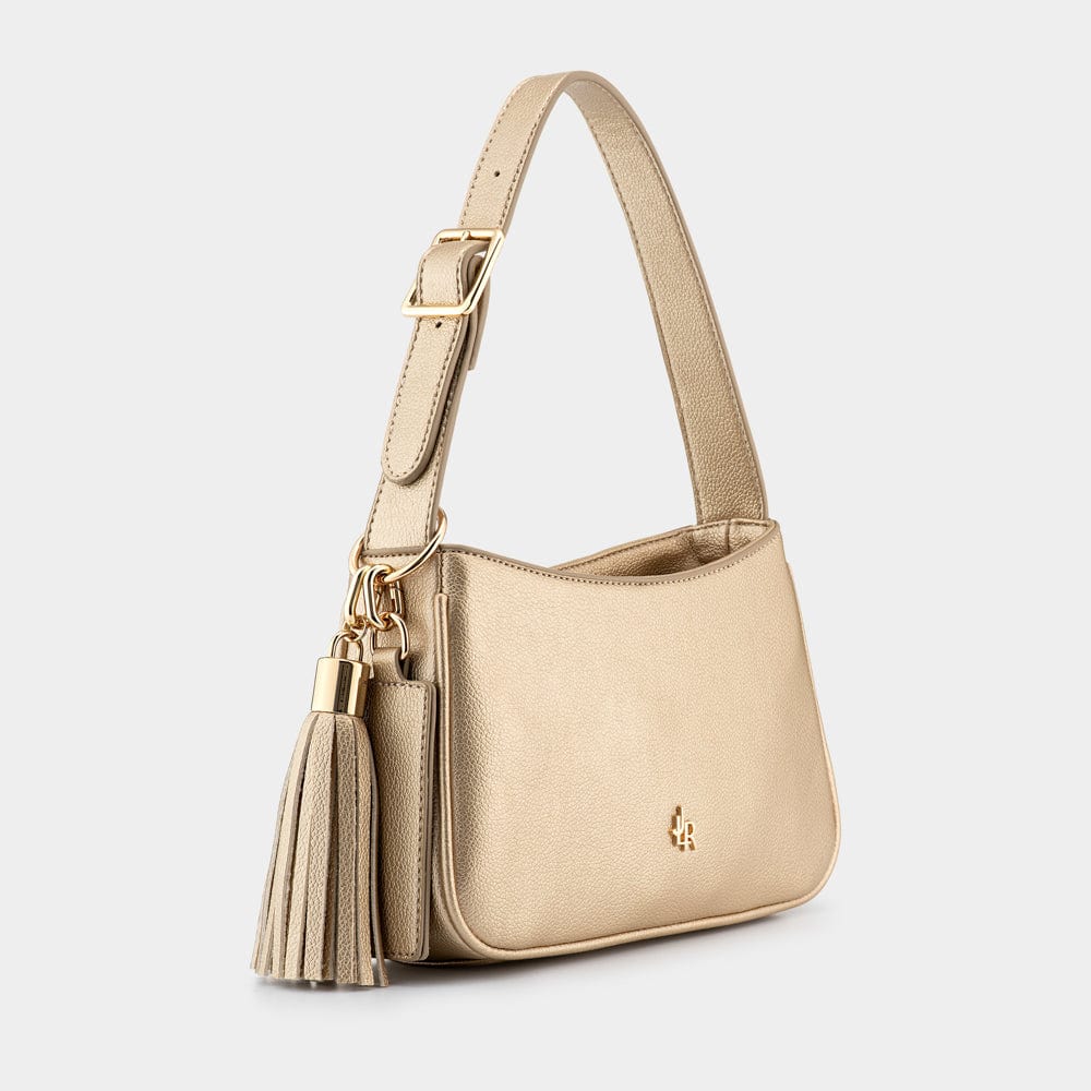 Gold Romilly Shoulder Bag - JLR London