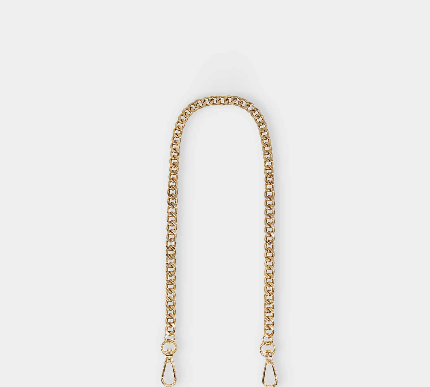 Luxe Short Gold Metal Chain Bag Strap - JLR London
