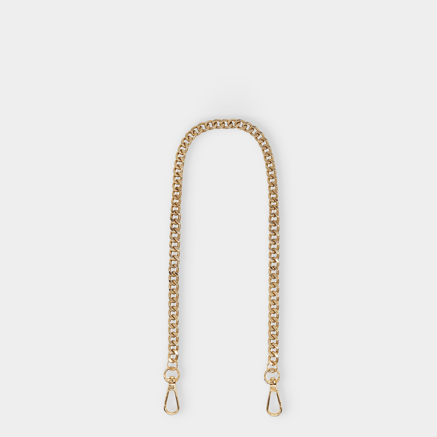 Luxe Short Gold Metal Chain Bag Strap - JLR London
