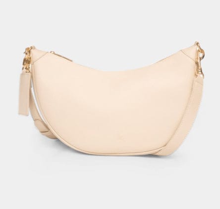 Islington Sling bag in luxe leather Stone