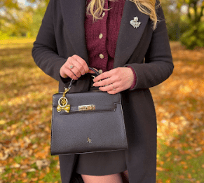 Richmond Top handle bag Black - JLR London