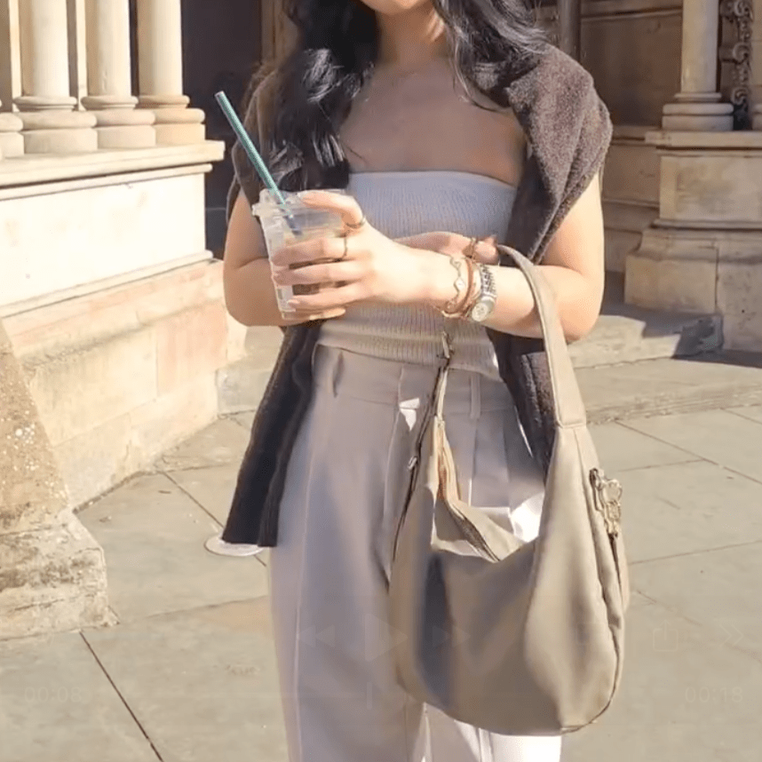 Sloane City Luxe Leather Bag - Taupe - JLR London