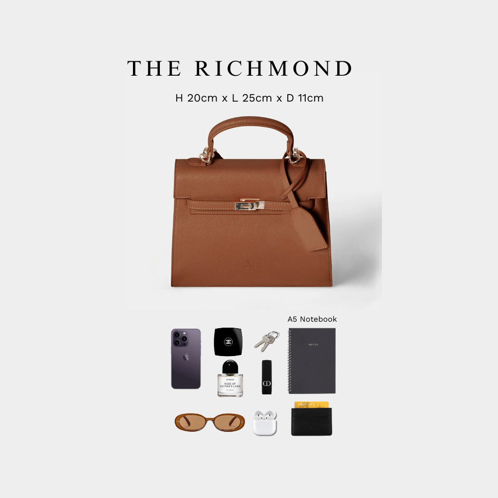 Richmond Top handle bag Black - JLR London