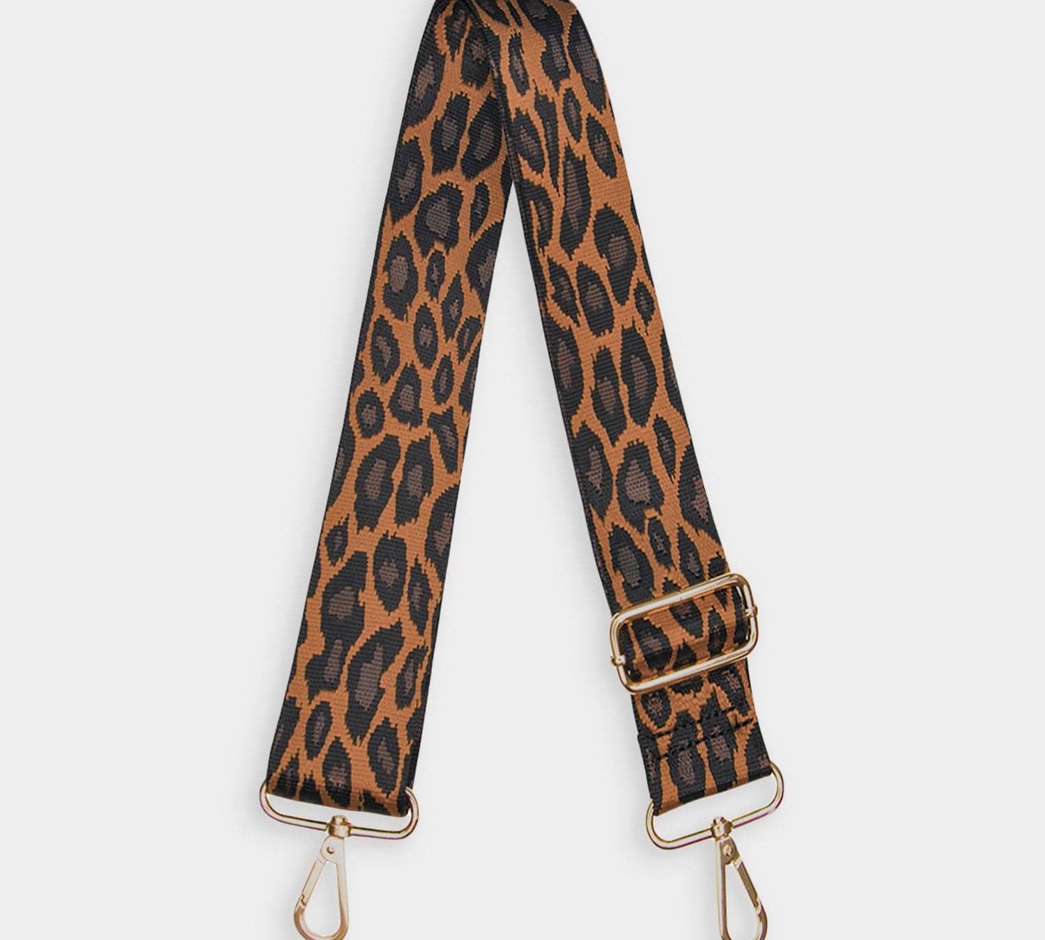 Luxe Tan Leopard Print Bag Strap - JLR London