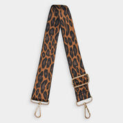 Luxe Tan Leopard Print Bag Strap - JLR London
