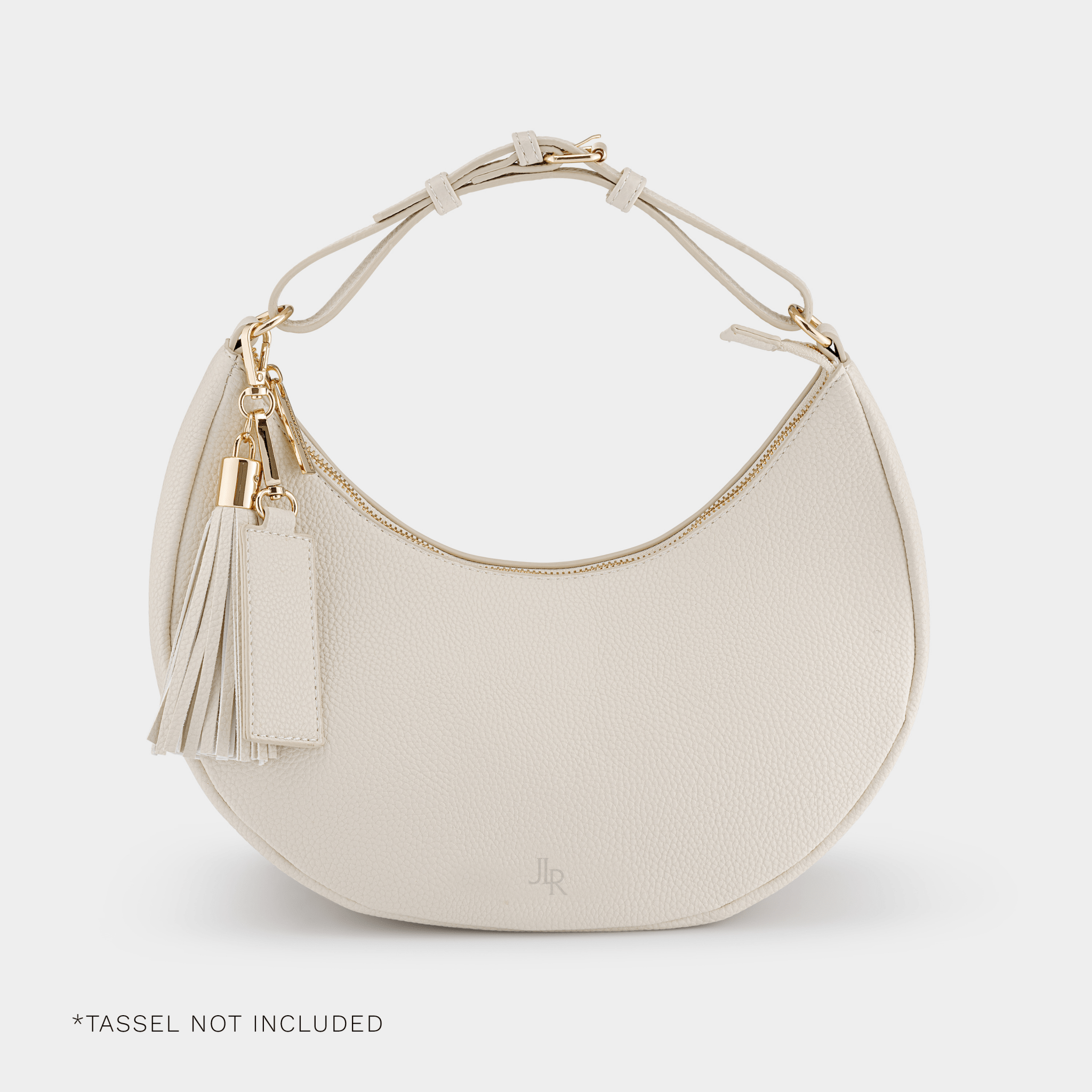 Rudy Midi Half Moon Bag - Ecru - JLR London