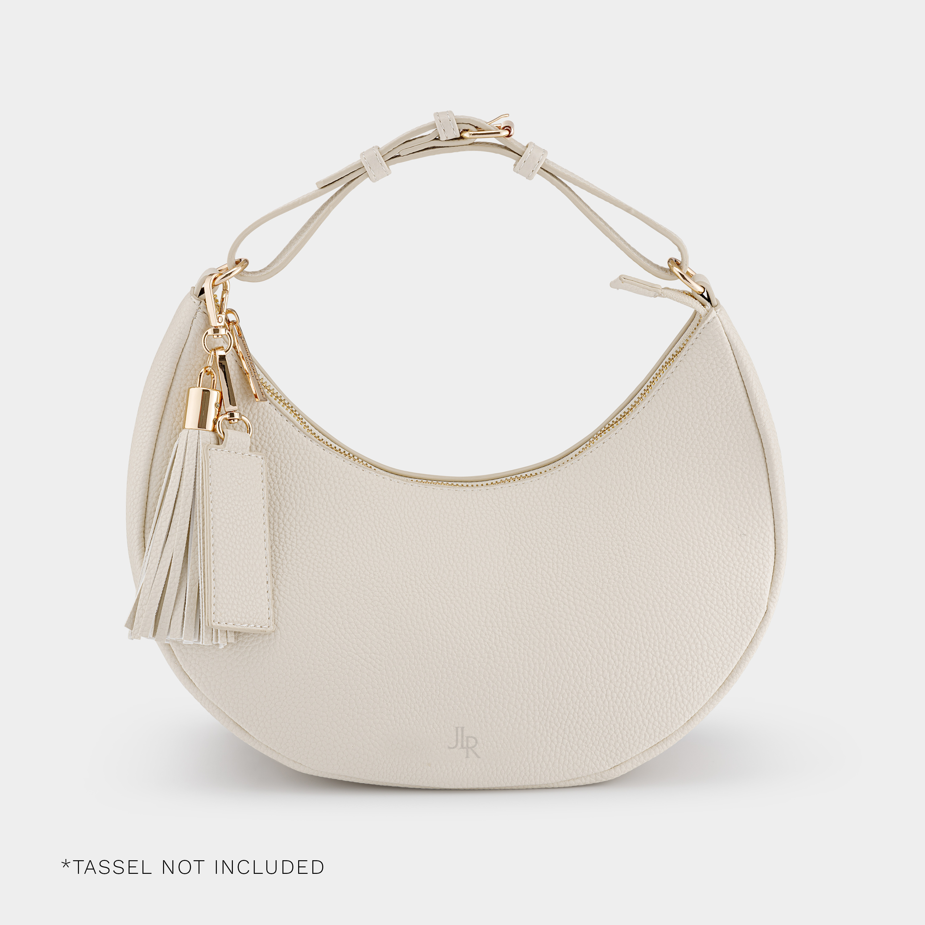 Rudy Midi Half Moon Bag - Ecru