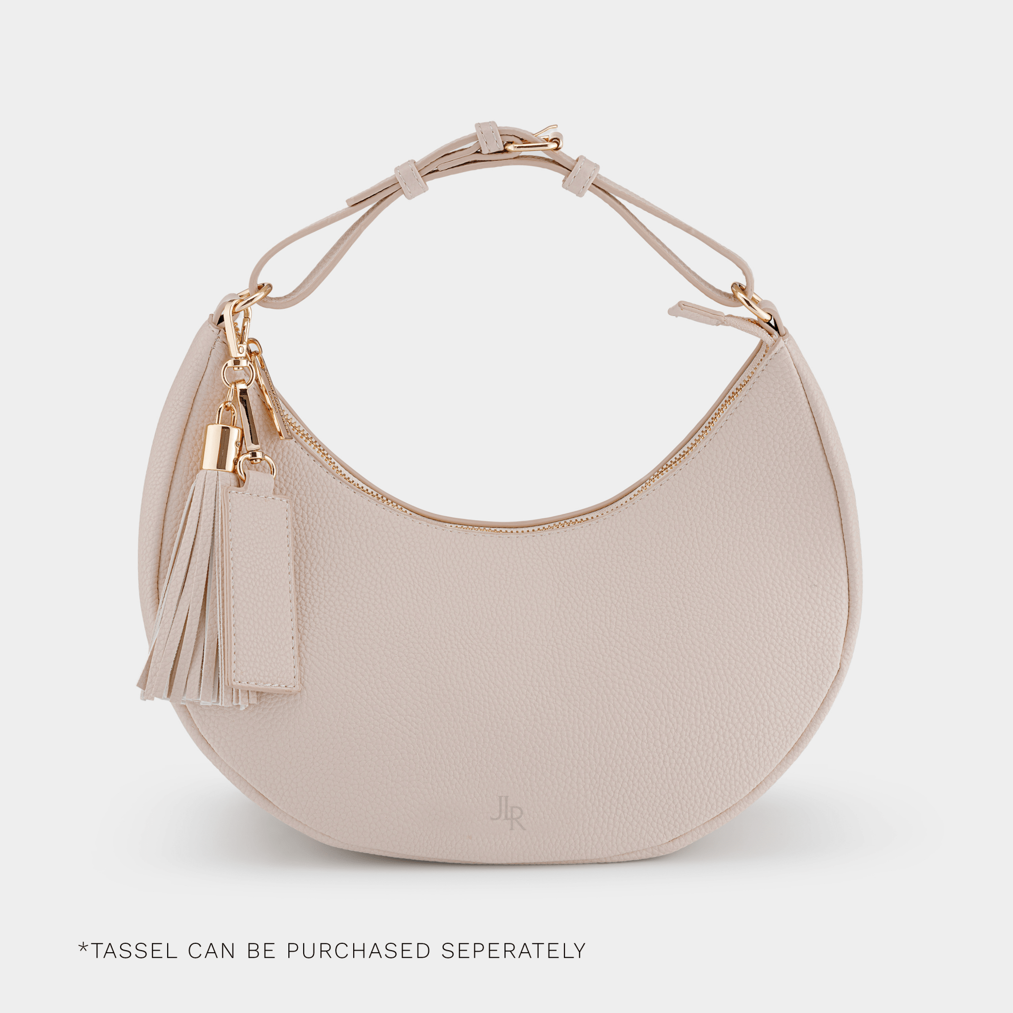 Rudy Midi Half Moon Bag - Taupe - JLR London